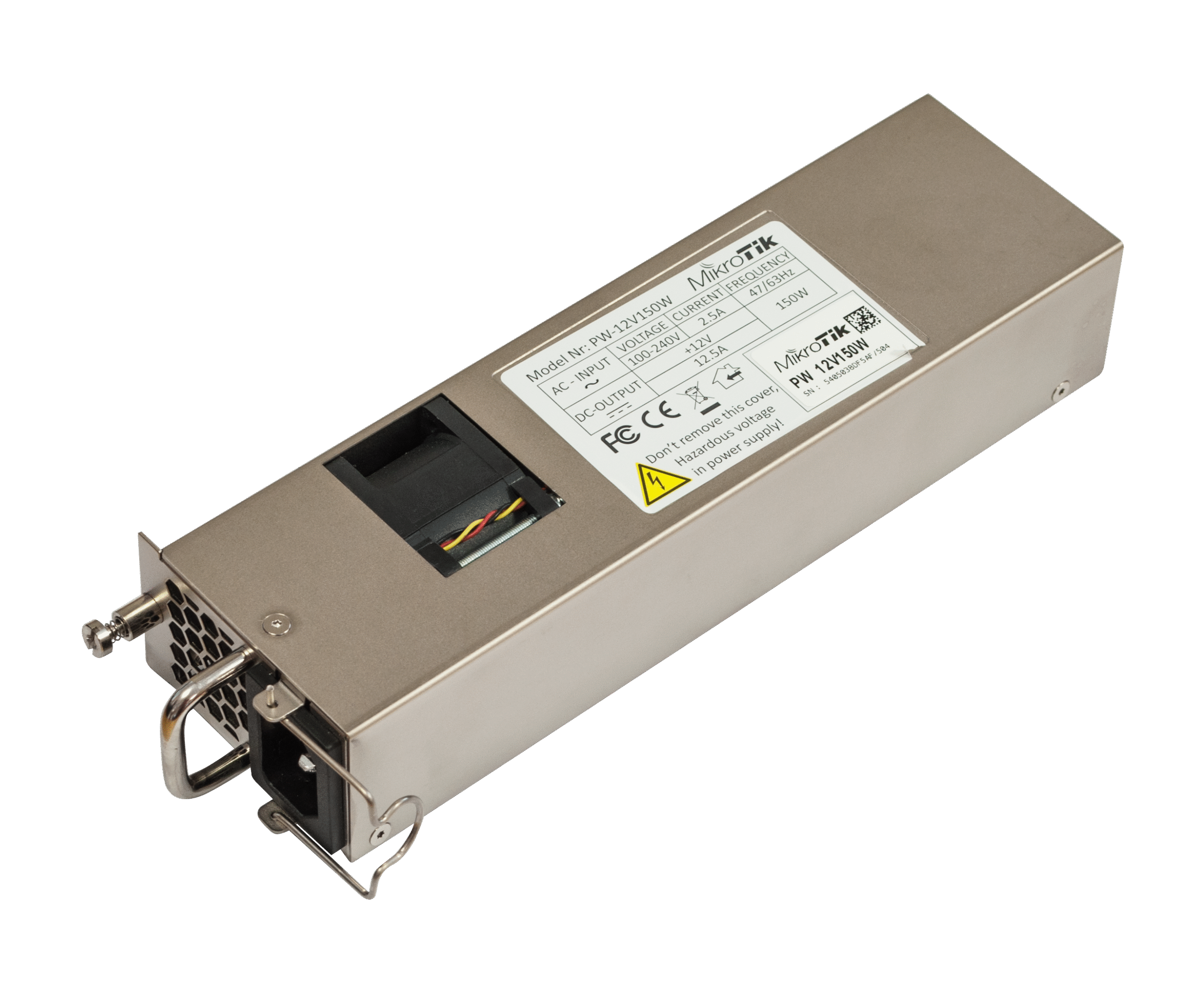 Power supply for CCR1072-1G-8S+