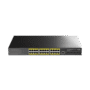 24-Port Layer 3 Managed Gigabit PoE+ Switch with 4 10G SFP Slots, 400W