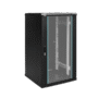 Rack - Single section wall mounted cabinet 22U 600X600