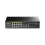 8-GbE PoE Switch with 2 Uplink GbE and 2 Uplink SFP (GS1010PS2)