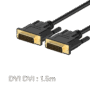 Cable DVI TO DVI, CCS, BlACK,OD:7.0mm, 1.5m