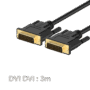 Cable DVI TO DVI, CCS, BlACK,OD:7.0mm, 3m