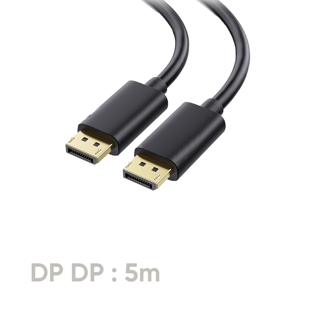 Display Port Cable 1.2 4K 60HZ,Black, 5m