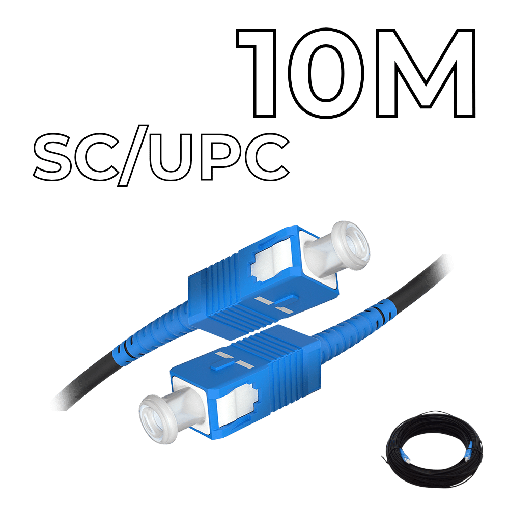 Fiber Optic Drop Cable SC/UPC Connectors 10M