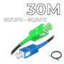 Fiber Optic Drop Cable SC/UPC-SC/APC Connectors 30M
