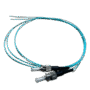 Fiber optical patch cord (Fibre Pigtail Tight Buffered MM ST OM3 50/125 Aqua 1Mtr)