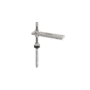 For Metal Pitched Roof:Hanger Bolt M10*300mm with Supporting Plate 30*80mm