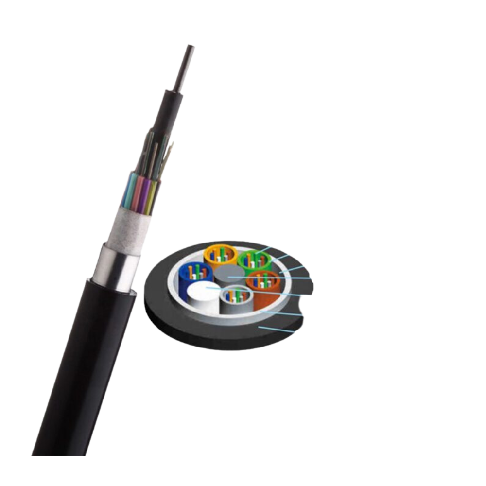 GYTA- 12&24&36&48&72&96 Fibers – Optic fiber cable
