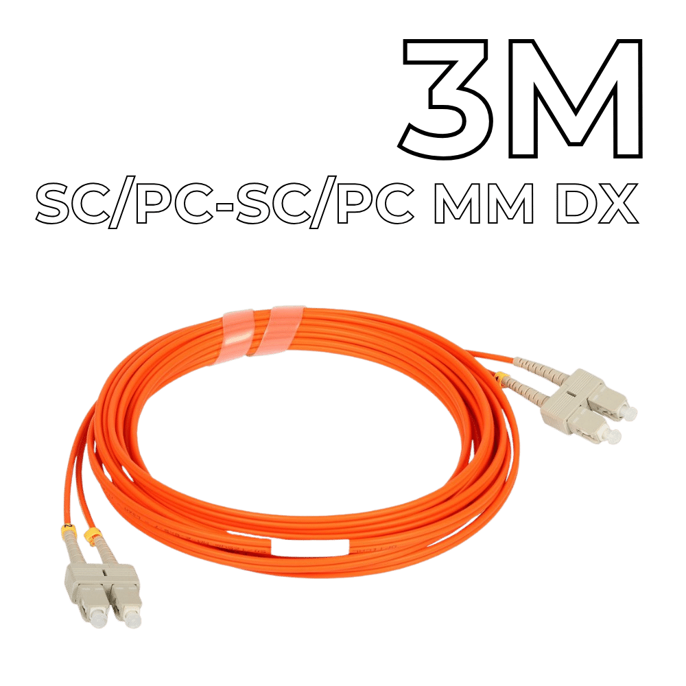 Patch Cord SC/PC-SC/PC MM DX 3m
