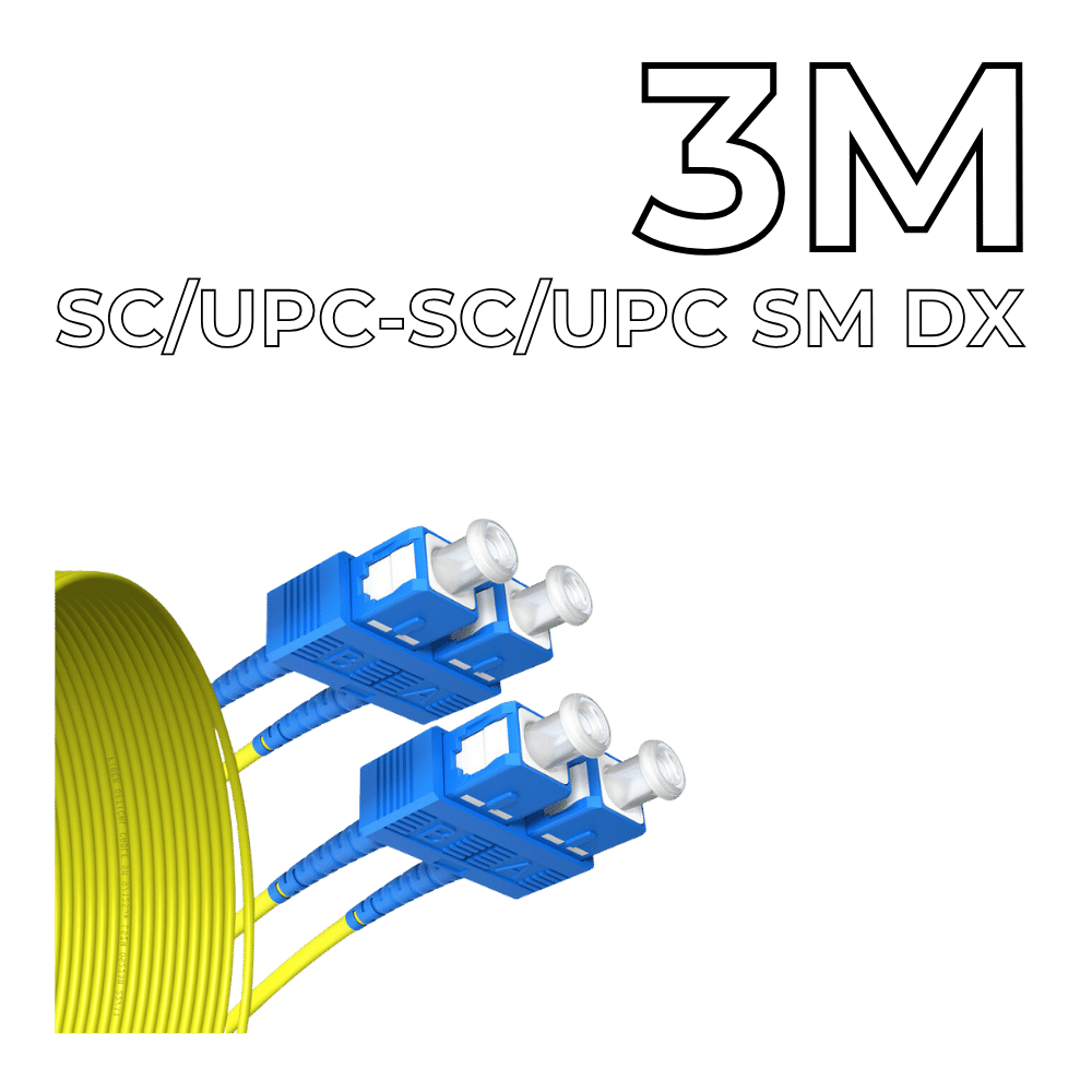 Patch Cord SC/UPC-SC/UPC SM DX 3m
