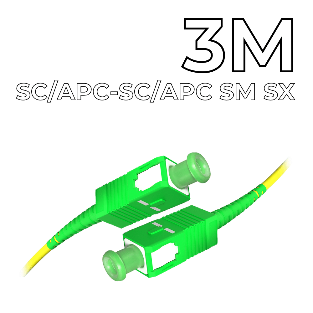 Patch Cord SC/APC-SC/APC SM SX 3m