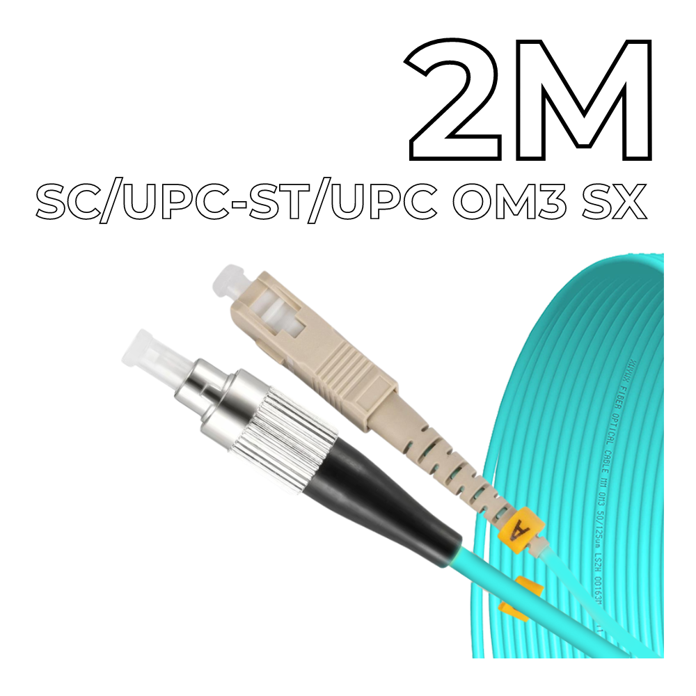 Patch Cord SC/UPC-ST/UPC OM3 SX 2M