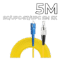 Patch Cord SC/UPC-ST/UPC SM SX 5M