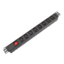 Rackmount switch C13 PDU - PVC(plastic shell) 8 ways