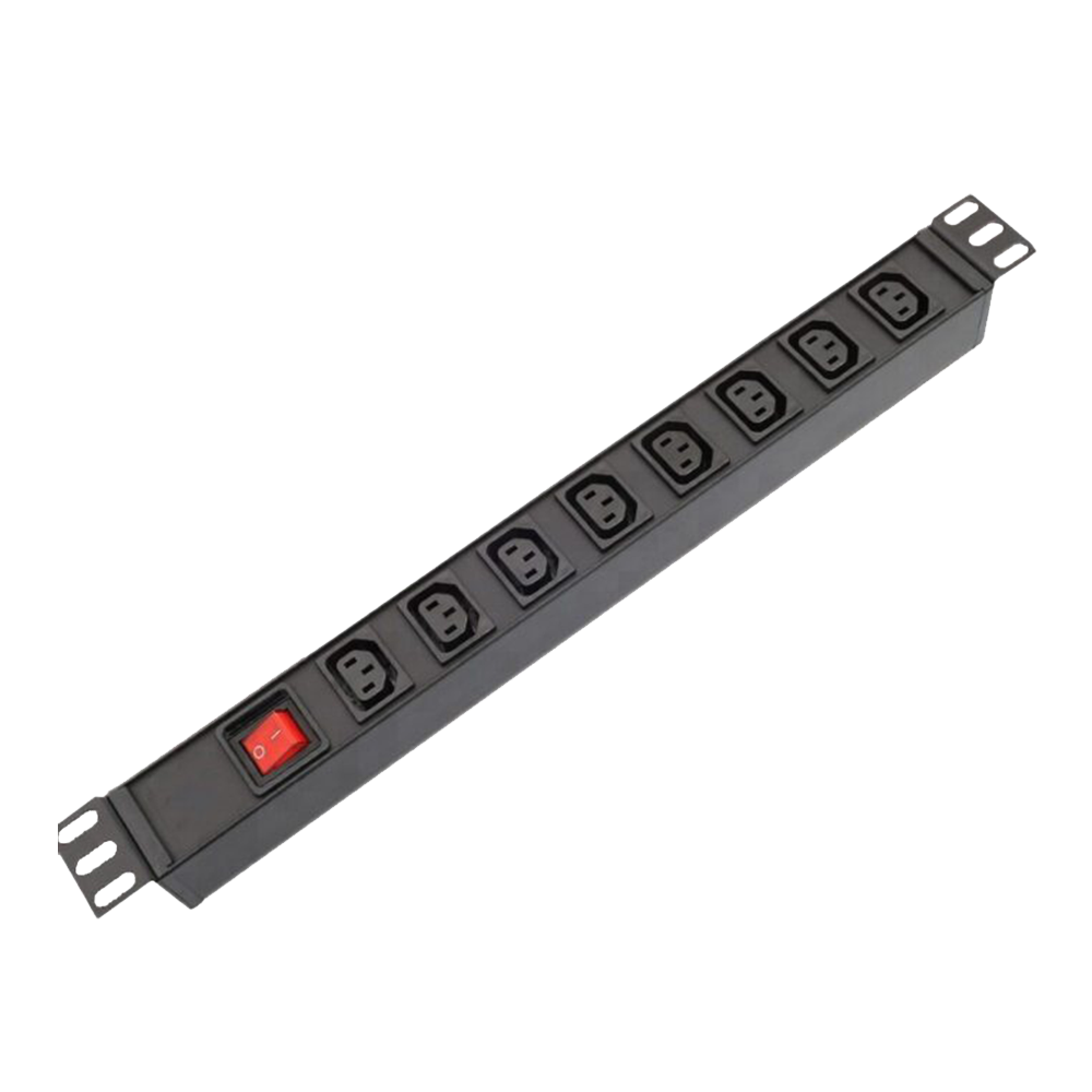 Rackmount switch C13 PDU – PVC(plastic shell) 8 ways