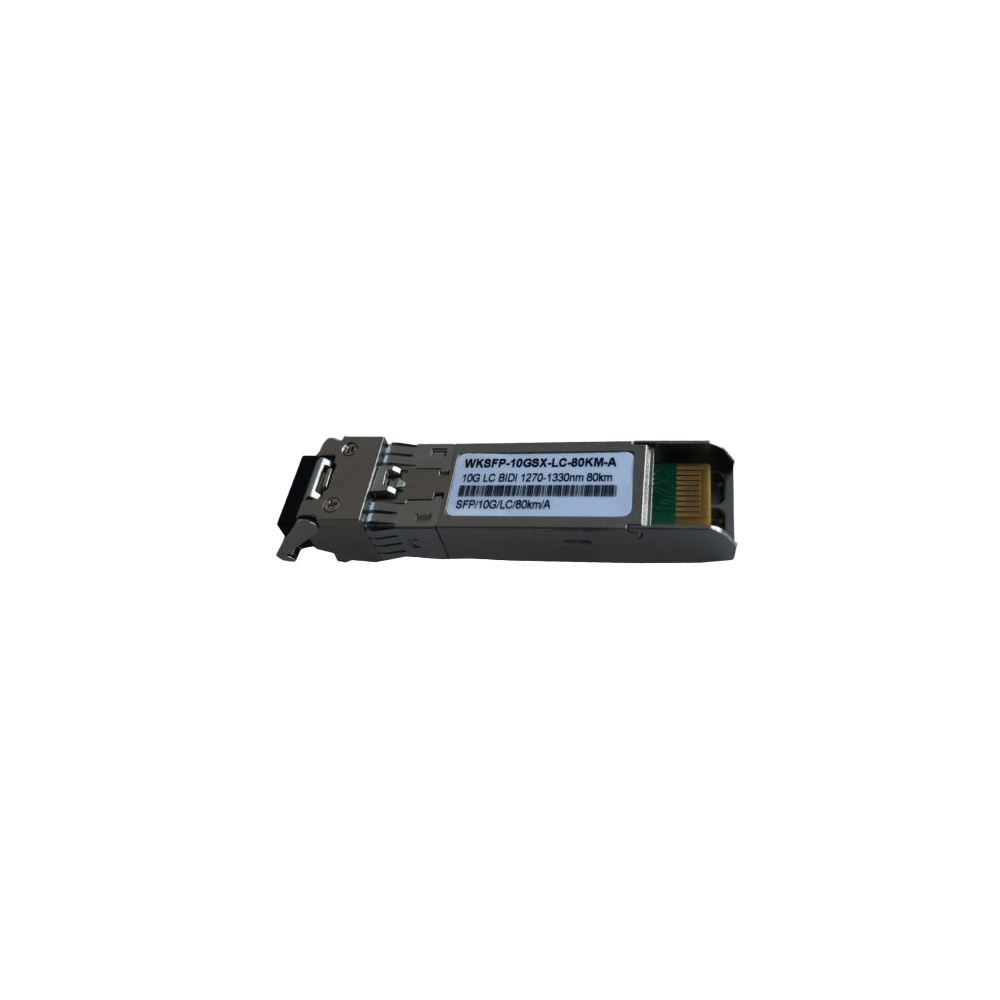 SFP+ transverter 10G SM BiDi 1270/1330nm 80KM LC DDM