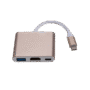 TYPE C HUB, 3IN1 USB-C HUB, GT-HUBC-3IN1A