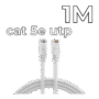 UTP CAT5e Patch cord 1m