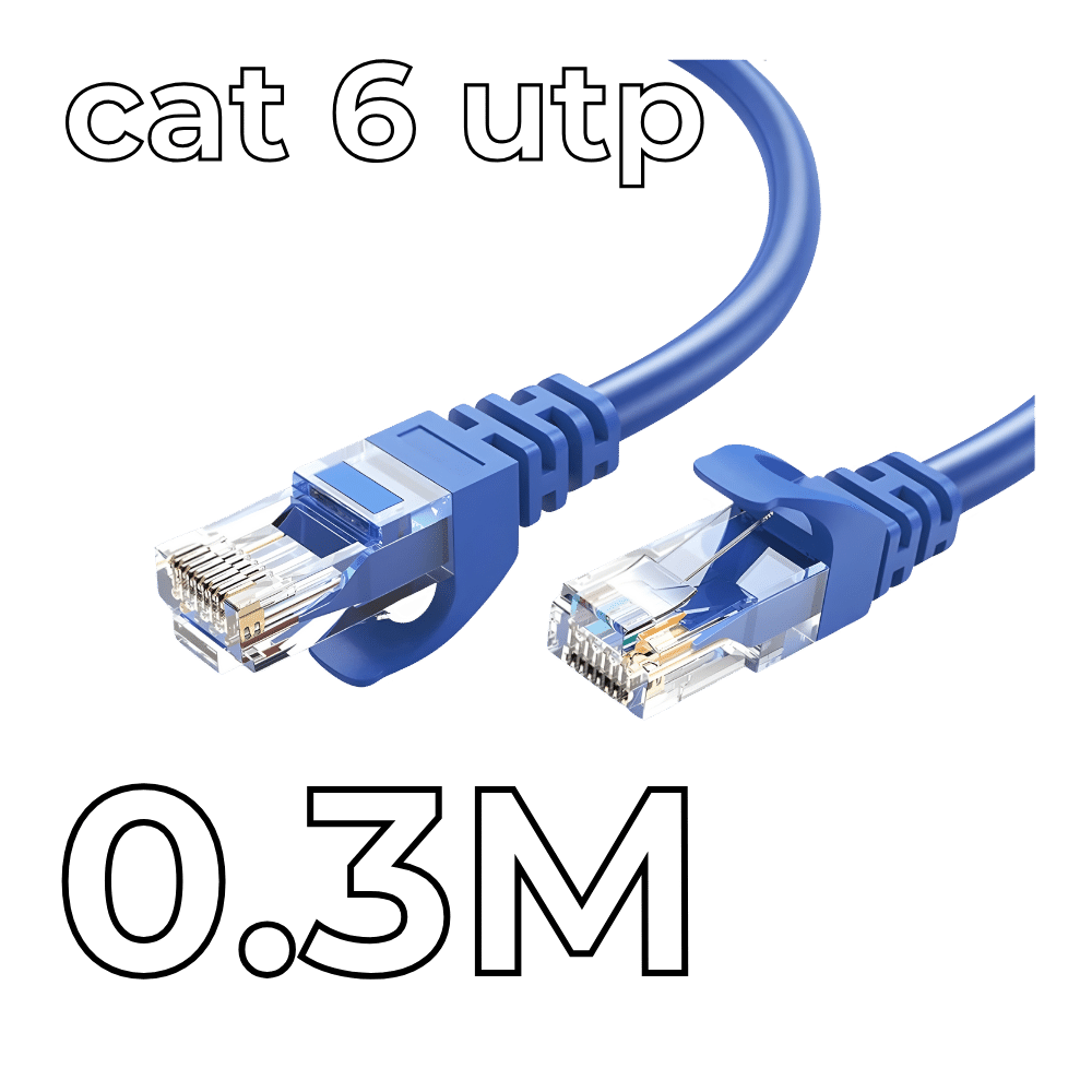 UTP CAT6 Patch cord 0.3m