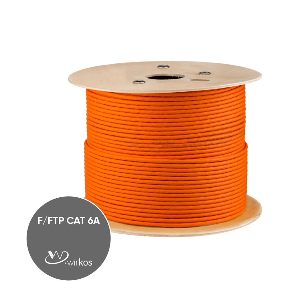 Wirkos LAN CABLE F/FTP Cat-6A 4Pair/0.56 Cu,