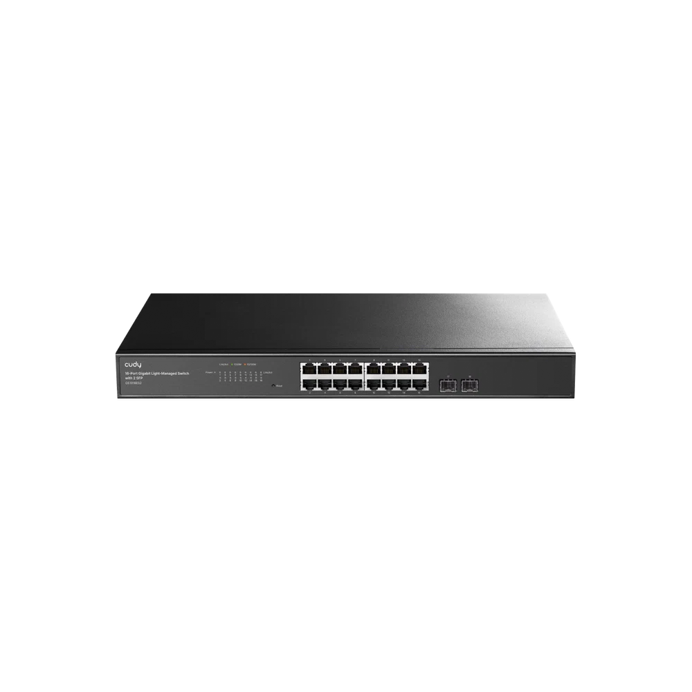 16-Port Gigabit Cloud Easy-Managed Switch with 2 SFP GS1016ES2