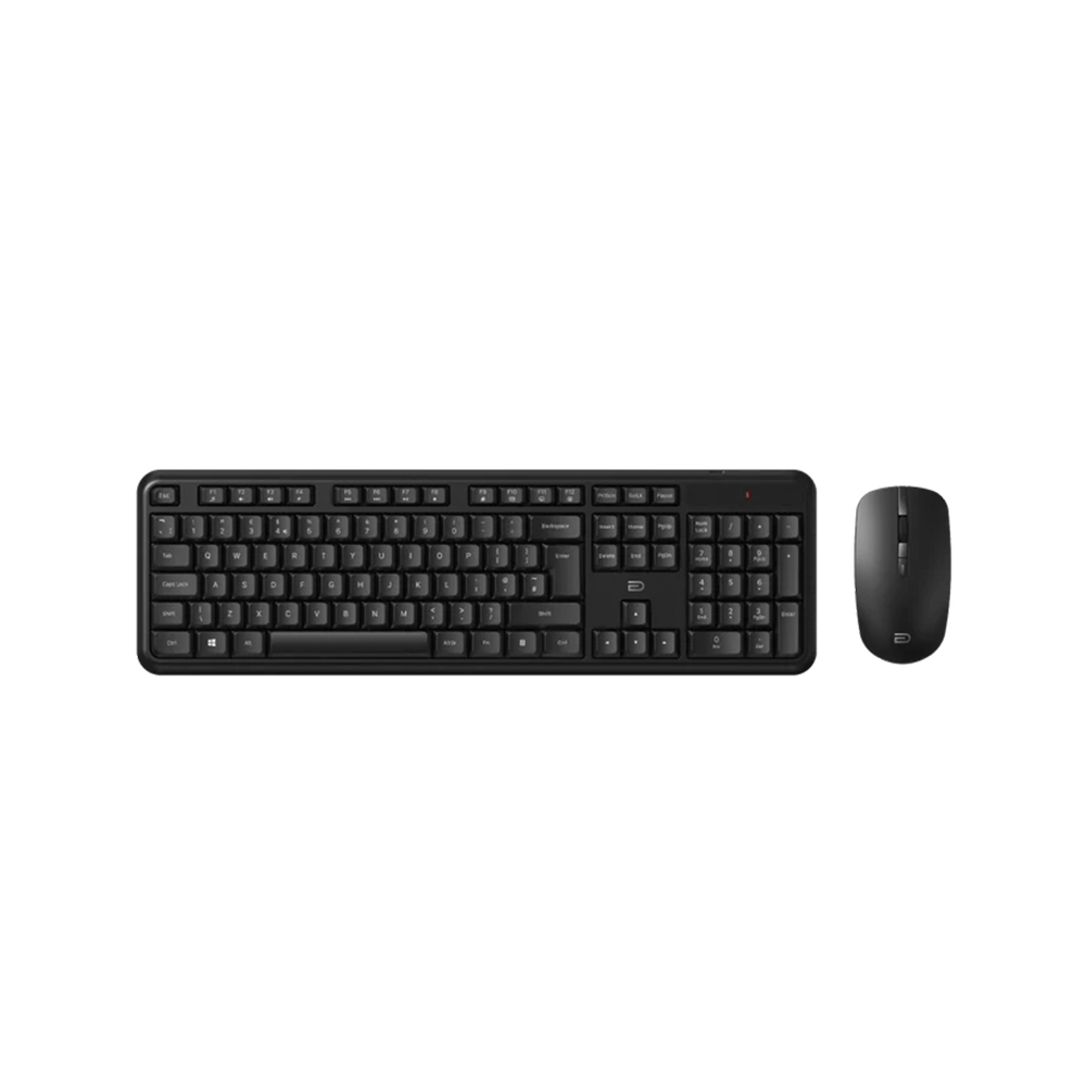 2.4G Silent Wireless Keyboard and Mouse Combo MK200 Black