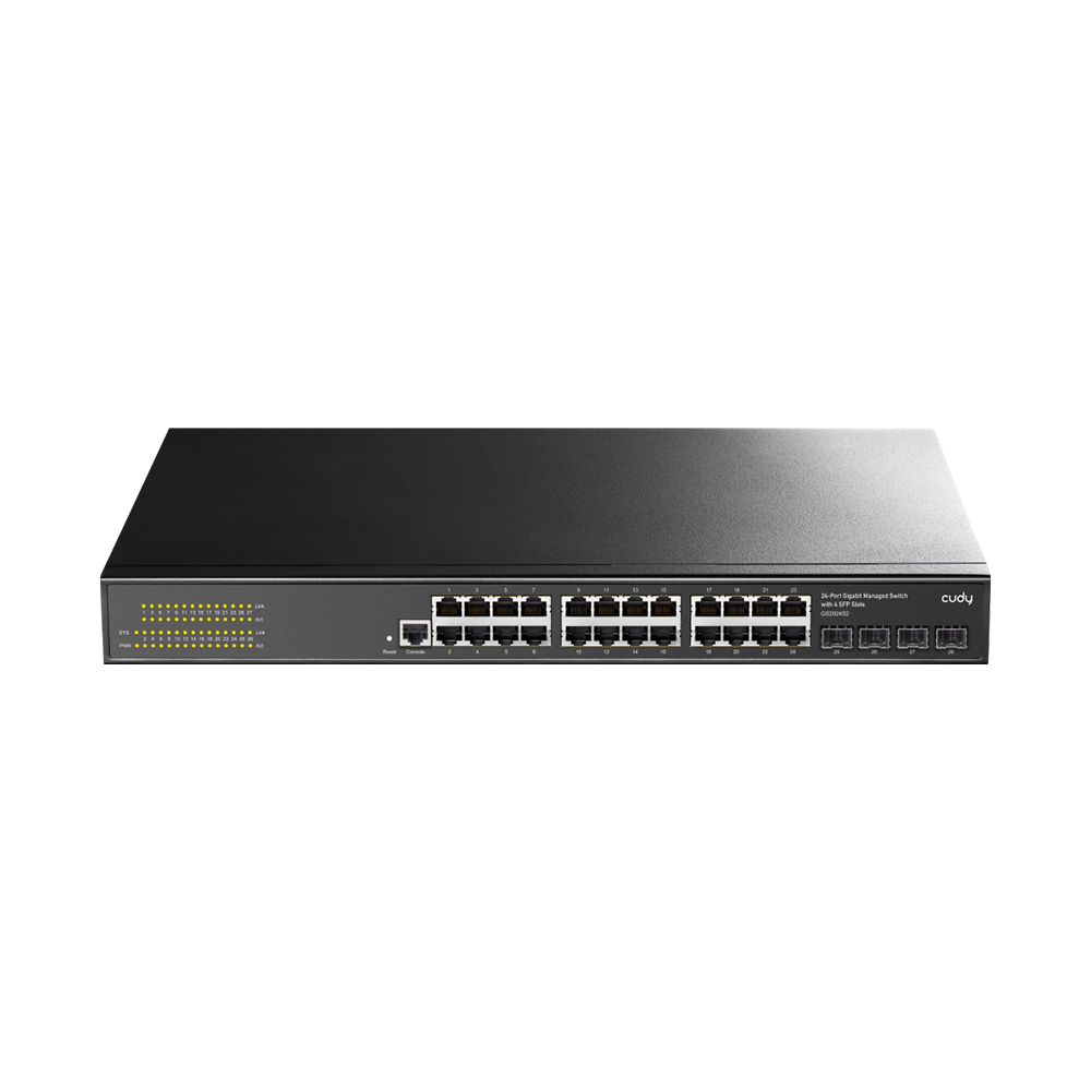 24-Port Layer 2 Managed Gigabit Switch with 4 Gigabit SFP Slots ( GS2024S2 )