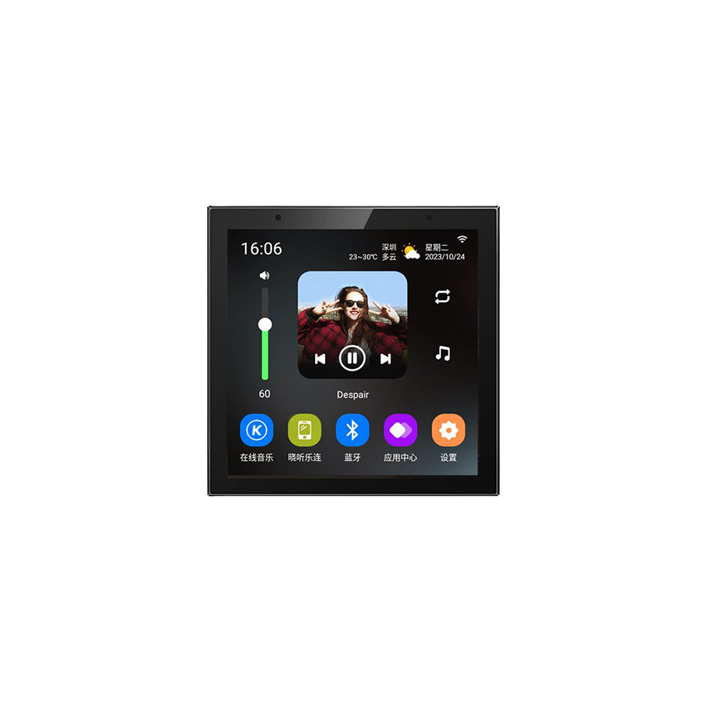 4 inch On Wall Amplifier with WI-FI/Bluetooth/TF/AUX/FM H4Z