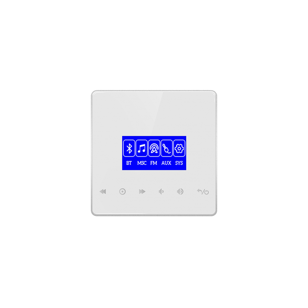 6 touch buttons On Wall Amplifier with USB/FM/Bluetooth/ Remote Control A2Z