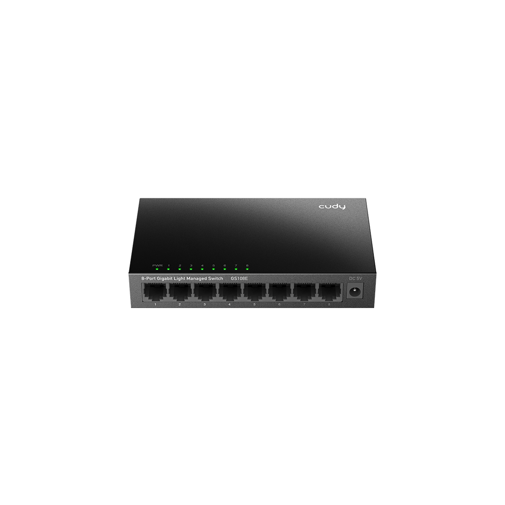 8-Port-Gigabit-Light-Managed-Switch (GS108E )