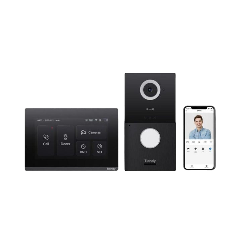 IP Video Intercom Kit with 7 Inch Indoor Monitor TC-P3601 Spec: 7/I/O