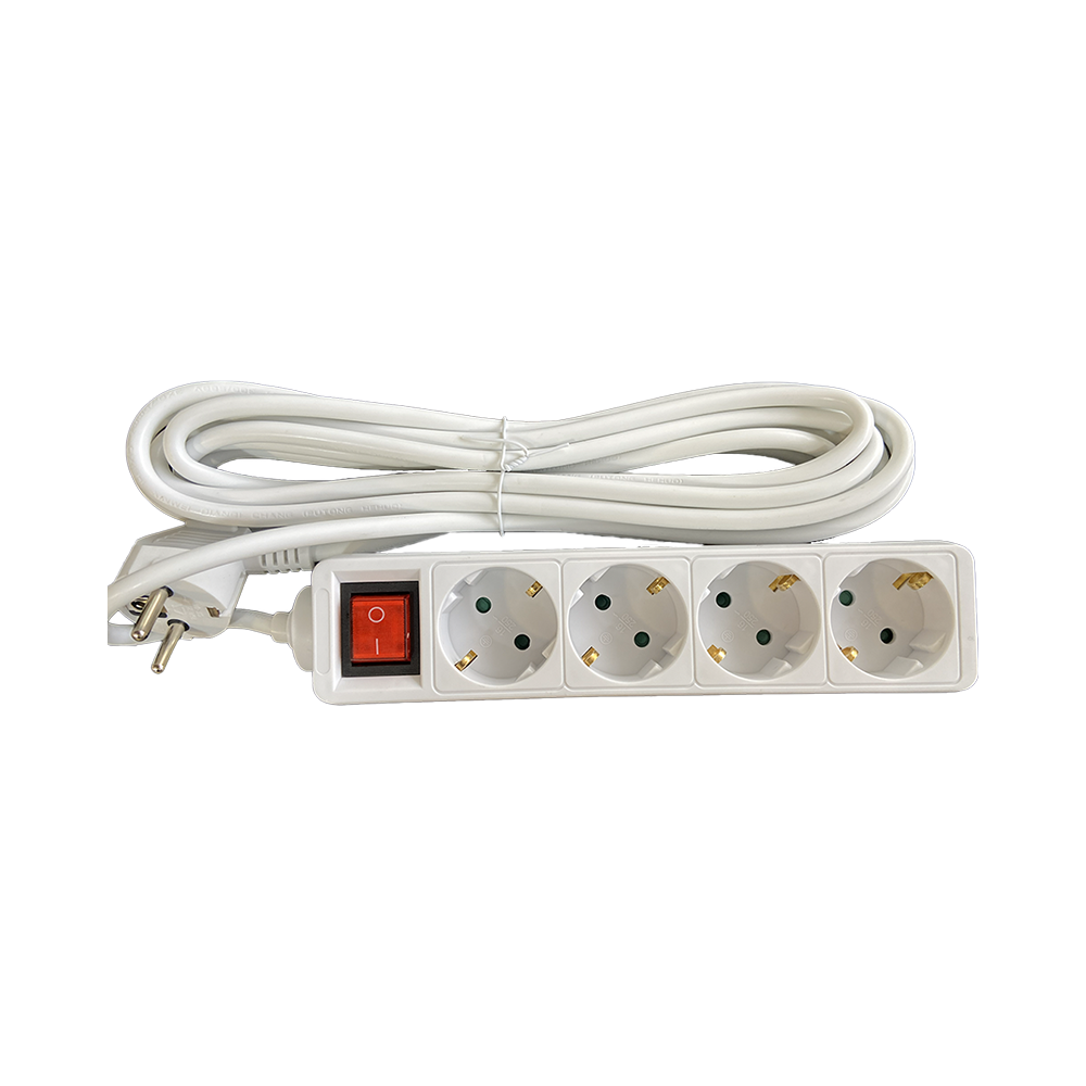 Plastic Socket 4 ways 3Mtrs