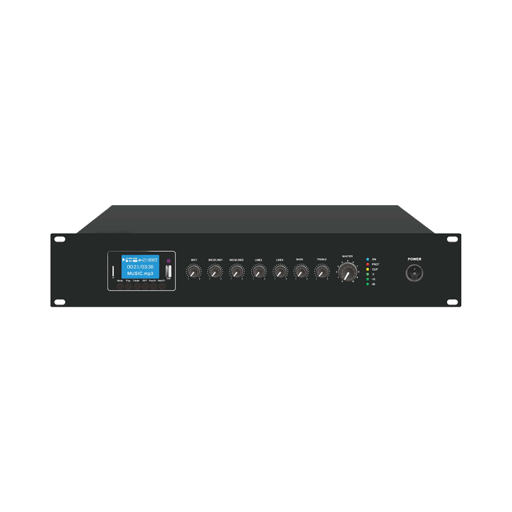 Wi-Fi Internet Streaming 6 Zone Mixer Amplifier | TM-120AWEA
